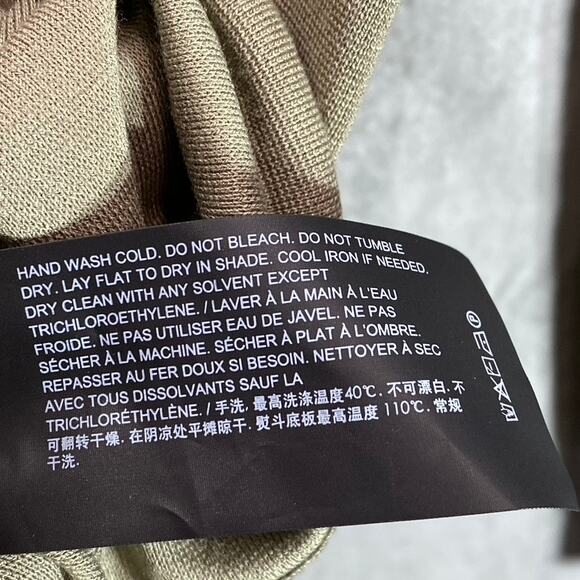 THEORY Men's Wassabi Gaskell NL Animone Milano Crewneck Long Sleeve T-Shirt - Picture 8 of 10